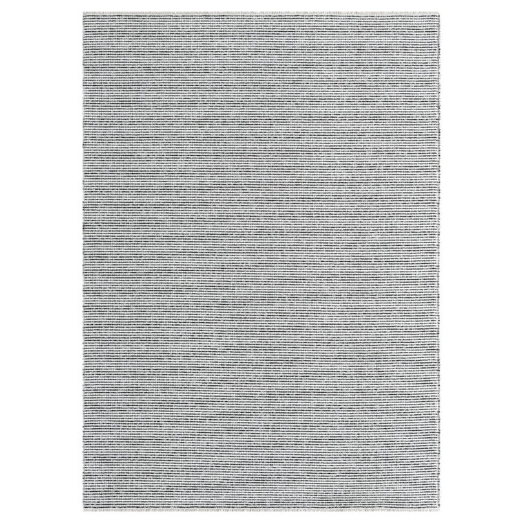 Two Tone Fringed Area Rug