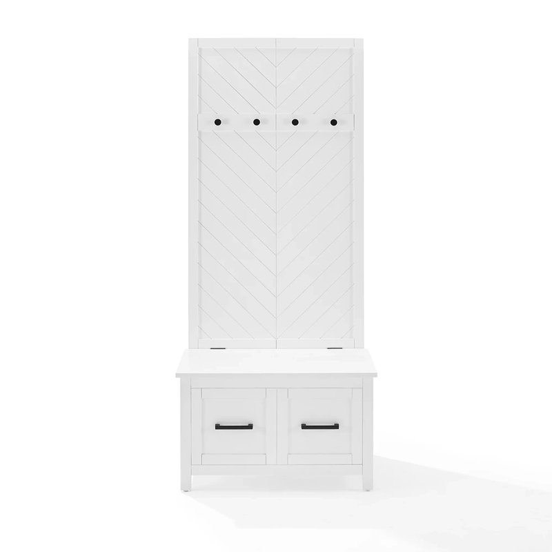 Taddart Hall Tree 30'' Wide with Bench