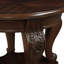 Table de bout ronde 22 po, table d'appoint en bois massif avec tablette, table de coin de salon facile à assembler-928702319