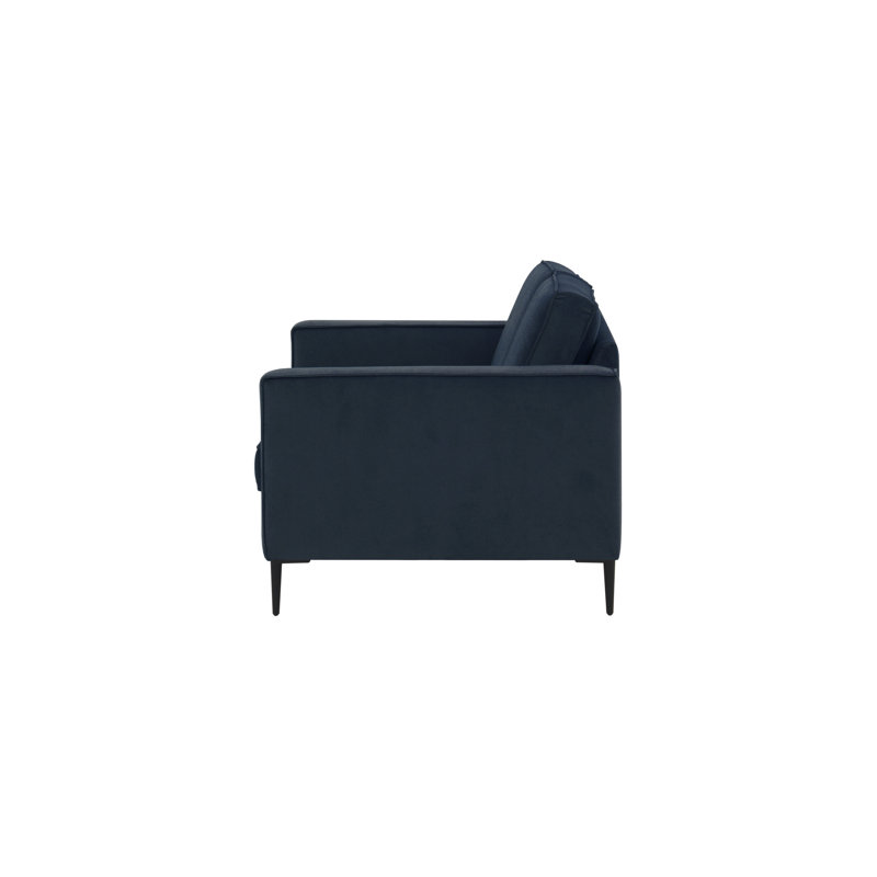 Kale Sofa, Blue, 86cm H X 181cm W X 97cm D