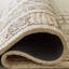 Adam Large Rug with Border Design, Jute and Wool, Brown-Taupe 8x10