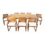Venice 9 - Piece Solid Wood Dining Set