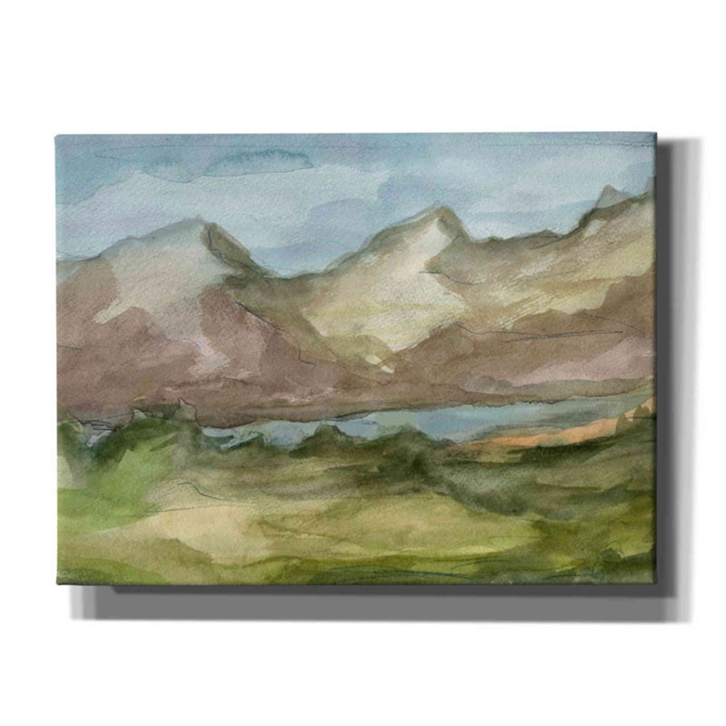 Plein Air Landscape II - Reproduction d'art sur toile tendue, H 40 po l 54 po x P 1,5 po
