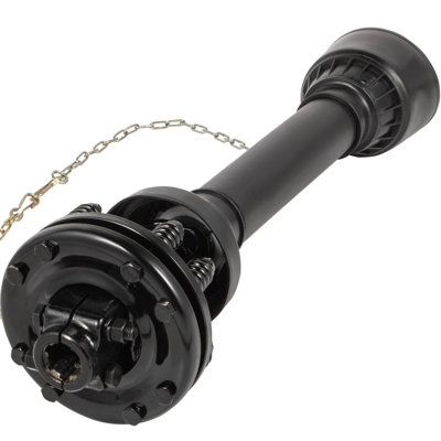 PTO Shaft, 1-3/8 6 Spline Tractor And Implement Ends PTO Driveline Shaft, Series 4 Tractor PTO Shaft, 43-59 Brush Hog PTO Shaft With Slip Clutch Black, For Finish Mower, Rotary Cutter