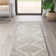 Simone Geometric Machine Made Power Loom Polypropylene Area Rug in Gray
