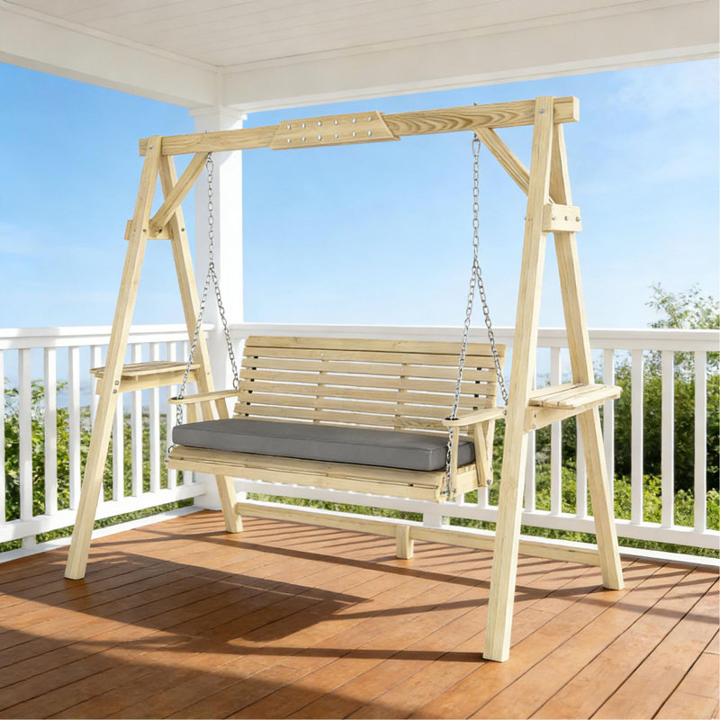 Balancelle de jardin Chic, Bois naturel