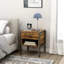 Ensemble de 2 tables de chevet modernes