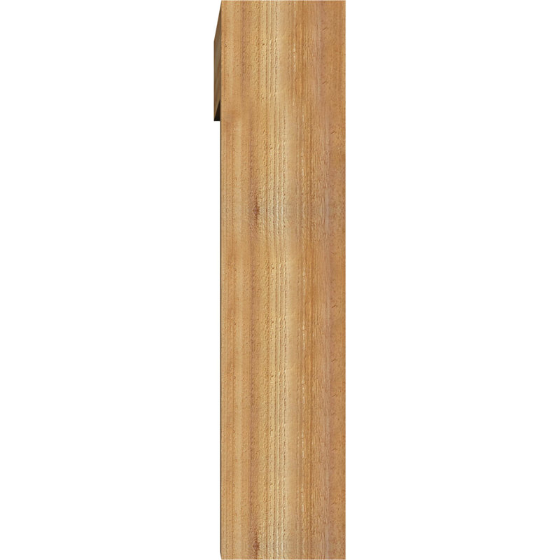 Support Funston Block avec support décalé, 36 po x 36 po, Cèdre rouge occidental de l 8 po (scié brut)