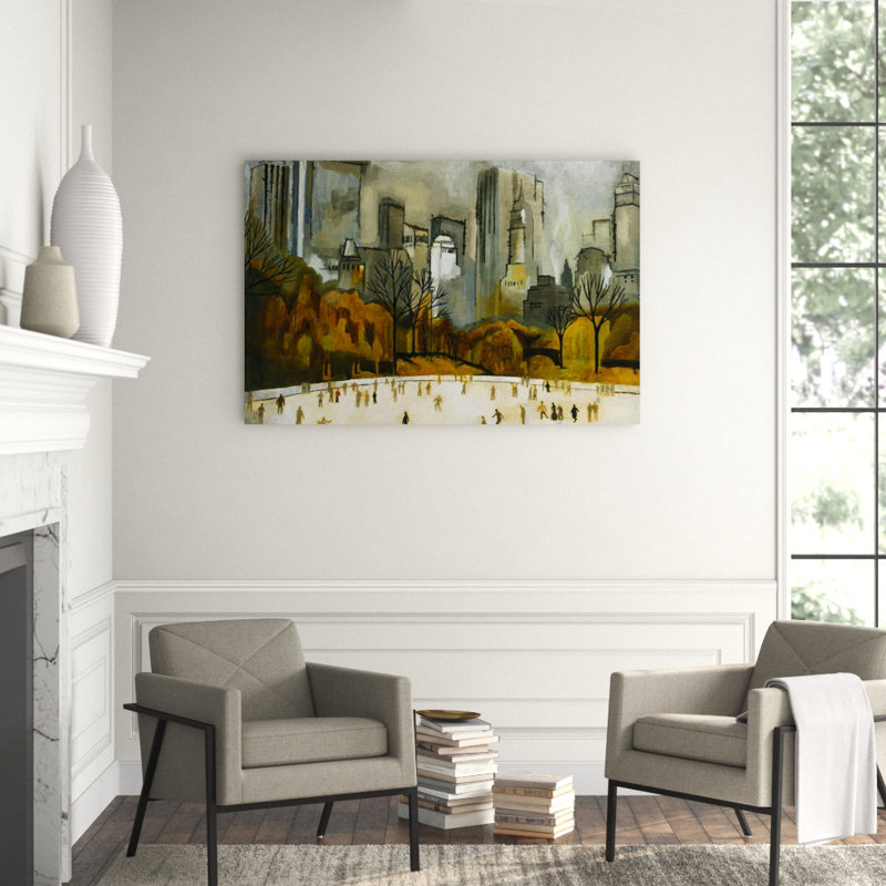 NY Central Park Print, Outdoor, 31" H x 47" W x 1.5" D