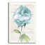  «Antique Floral 2 Blue Vintage» par Wild Apple Portfolio, art mural en verre, 12 po x 16 po