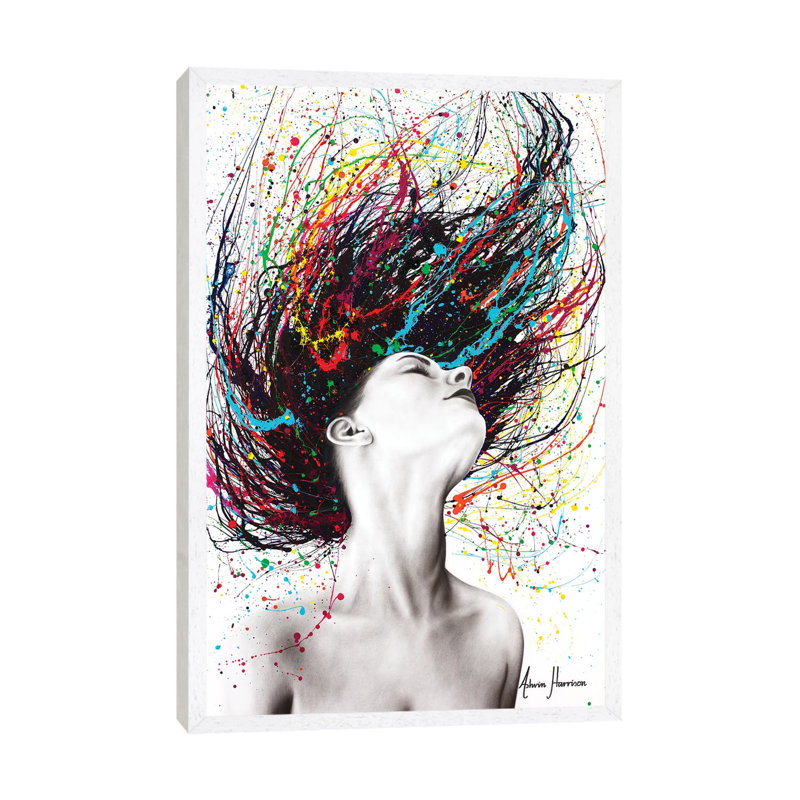 Afterglow by Ashvin Harrison - Print on Canvas, 101.6 cm H x 66.04 cm W, White Framed