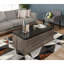 Solid Coffee Table with Storage