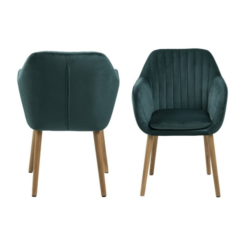 Saster 49cm H Tufted Velvet Upholstered Armchair