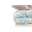 Ropesville Turquoise/Salmon/Cream