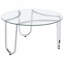 Ensemble de tables basses chromées 2 pièces