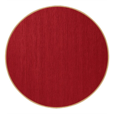 Tapis rouge uni lavable à la machine