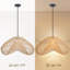 Luminaire suspendu en rotin 1 lumière Bohemian-1400721591