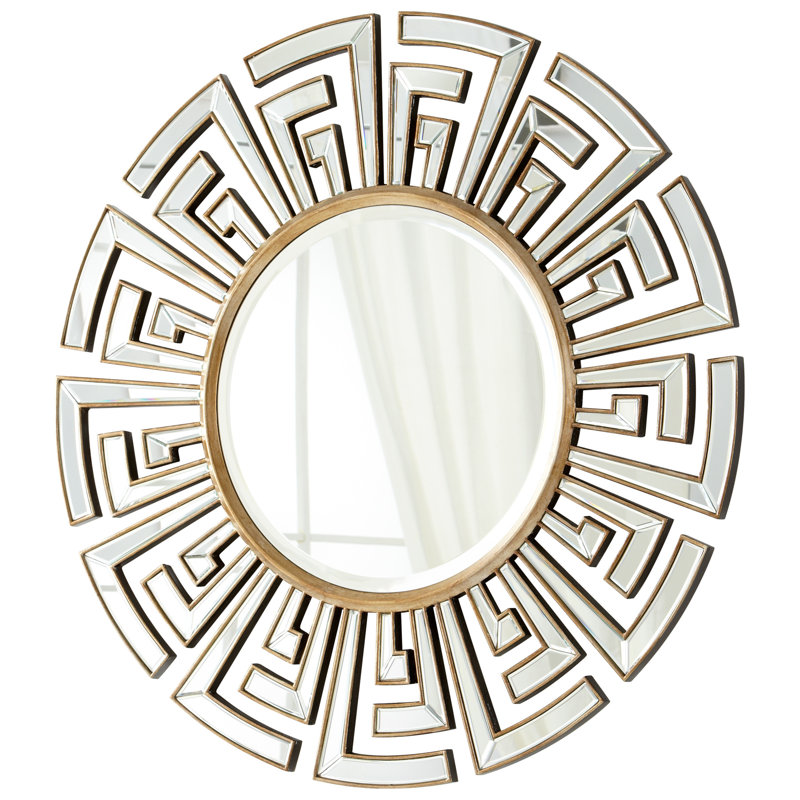 Cleopatra Glass Frame Wall Mirror