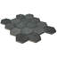 Hex 3" x 3" Basalt Honeycomb Mosaic Wall & Floor Tile
