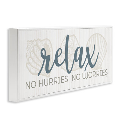 «No Hurries or Worries», art de la giclée encadrée par Marla Rae
