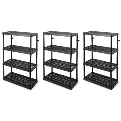 36'' W Plastic Shelving Unit
