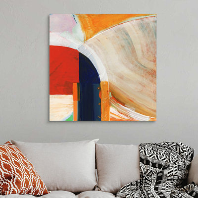 Blue Orange I - Painting on Canvas