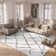 Zettie Berber Shag Performance Geometric Rug