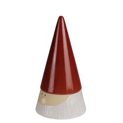 Père Noël avec grand chapeau, céramique - petit