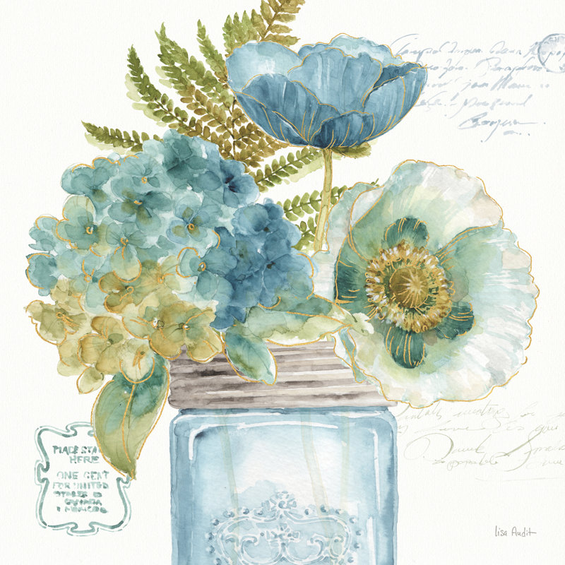 Mon bouquet de serre III, H 20 po x l 20 po x P 1,25 po