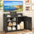 Outdoor Storage Cabinet With Tv Mount For 40–85 Inch Tvs-179440240