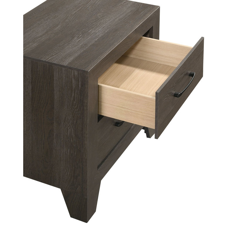 Ensemble de chambre avec lit plateforme Estol 4-2 Estol, Brun, Très grand