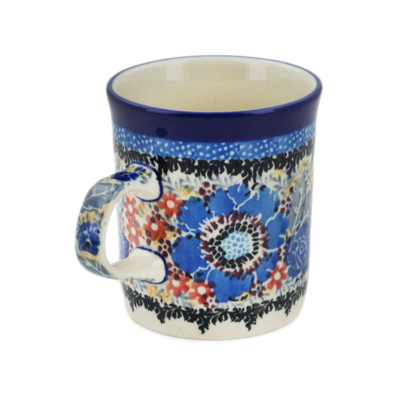 5 oz. Grande tasse en grès - Beautiful Blues