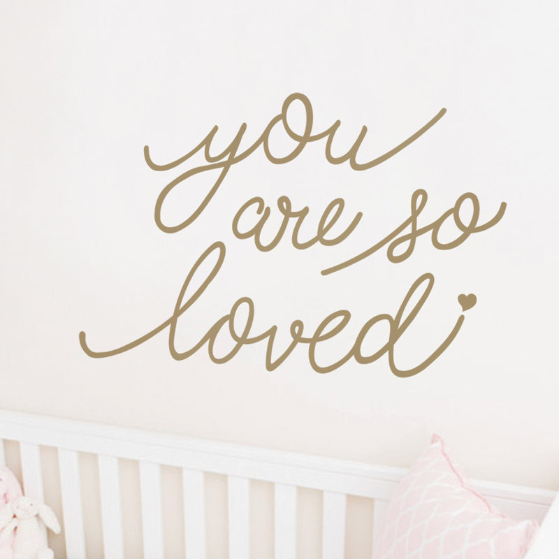 Adhésif décoratif «Crosstown You Are So Love», Or