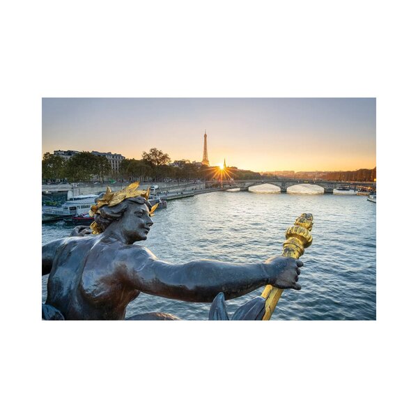 Bless international Pont Alexandre III And Eiffel Tower At Sunset With ...