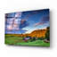 Art mural en verre Ebern Designs «First Light On Jenne Farm» par Rick Berk-1803394755