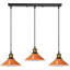 Modern Industrial Latshaw 3-Light Island Cone Ceiling Pendant – Adjustable Lighting for Kitchen & Dining Rooms by Mercury Row-872867418