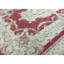 Hand-Knotted High-Quality Rose and Green Area Rug
