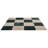 Ornate Checkerboard 12 In. X 12 In. Tumbled Marble Checkerboard Floor And Wall Tile (20 Sq. Ft. / Case)-124973759