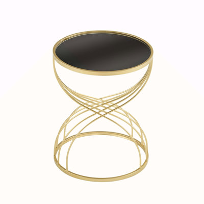 Kerry Round Metal Hollow Side