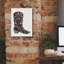  «Western Cowgirl Boot 3» par Courtney Prahl, art mural sur toile, 12 po x 16 po-1473670165