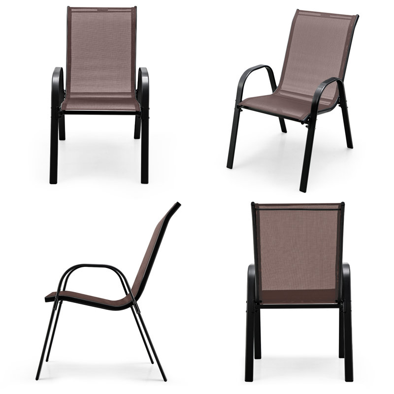 Fauteuil de patio Armandina, Brun