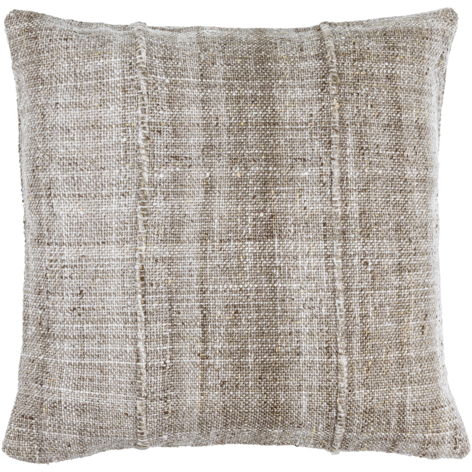 Zeppelin Throw Pillow, 20"H x 20"W, Pillow Cover Only - No Insert, Khaki
