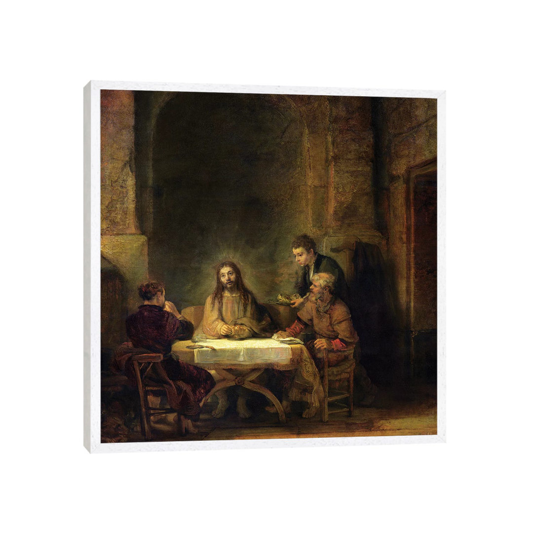 The Supper At Emmaus, 1648 by Rembrandt Van Rijn - Painting on Canvas