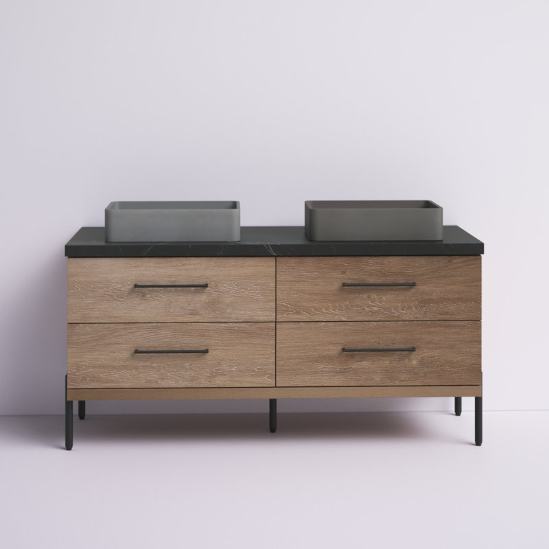 Ensemble de meuble-lavabo double 60 po Horgeford