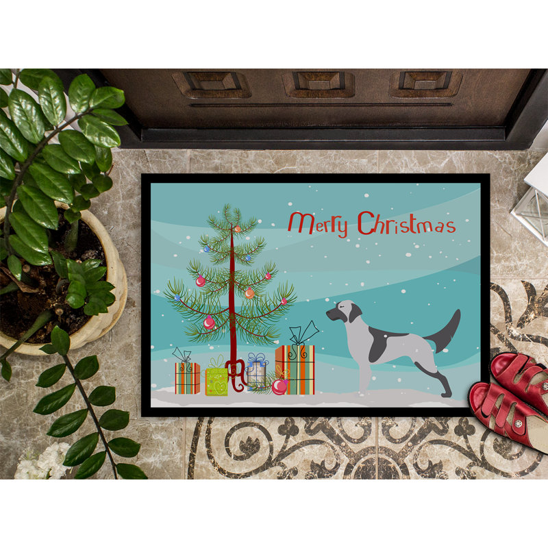 Tapis de porte d’intérieur anti-dérapant english setter, Rectangle 2 pi x 3 pi