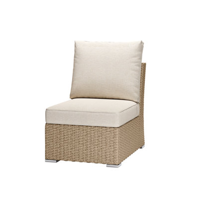  Patio Armless Sofa, 24×35×30 Inch