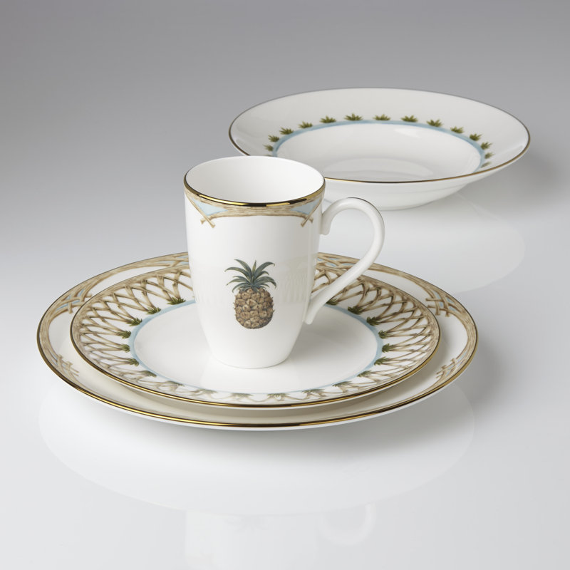 Lenox British Colonial Bamboo Accent Plates, Set of 4
