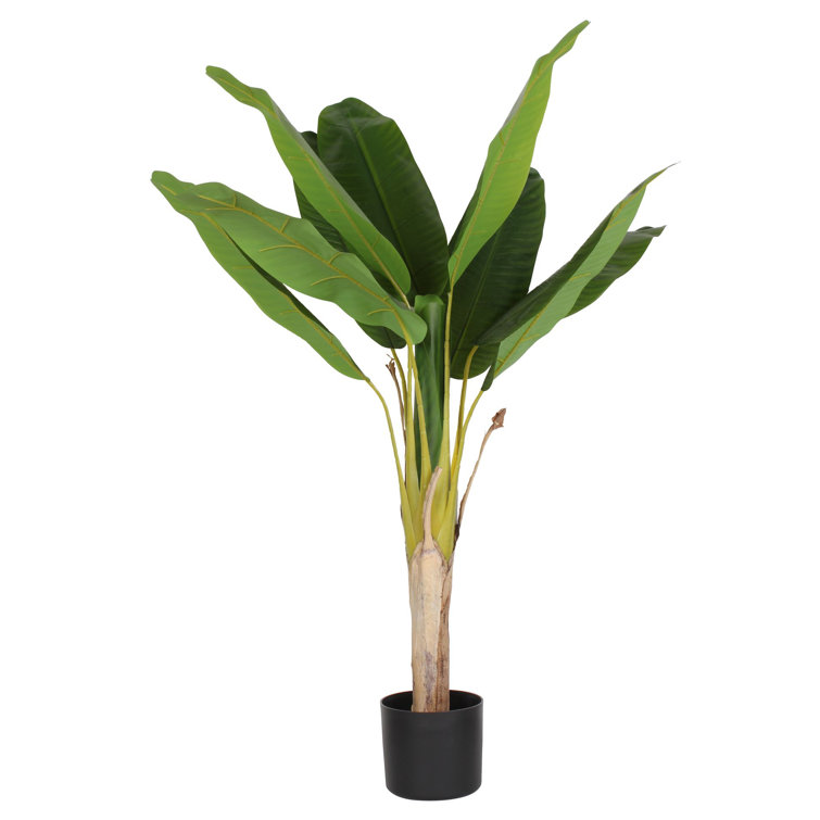 The Seasonal Aisle 125cm Faux Banana Leaf Tree | Wayfair.co.uk