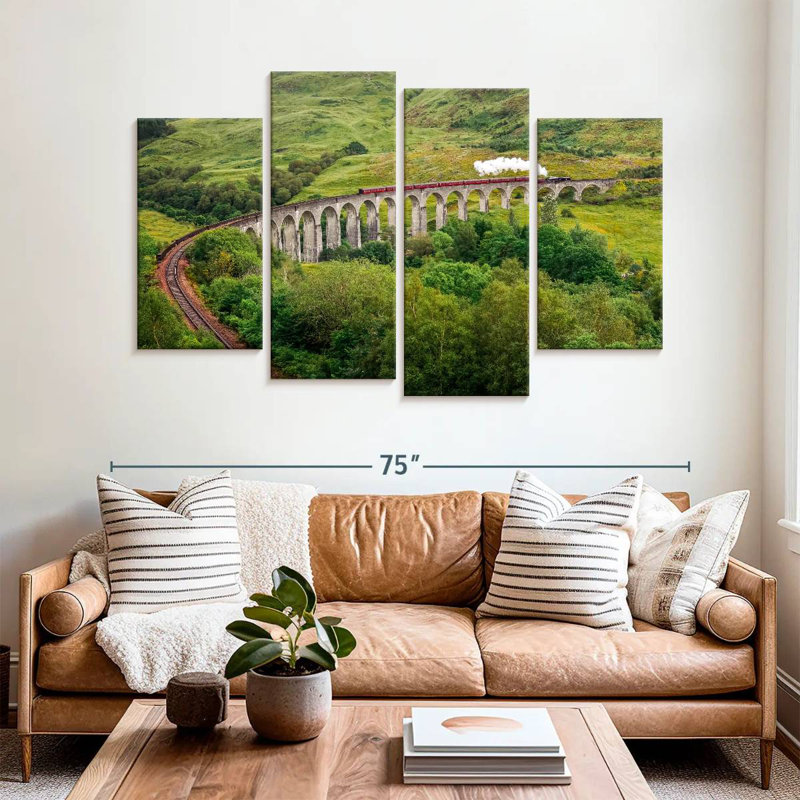 Paysage du viaduc Glenfinnan, H 42 po x l 68 po