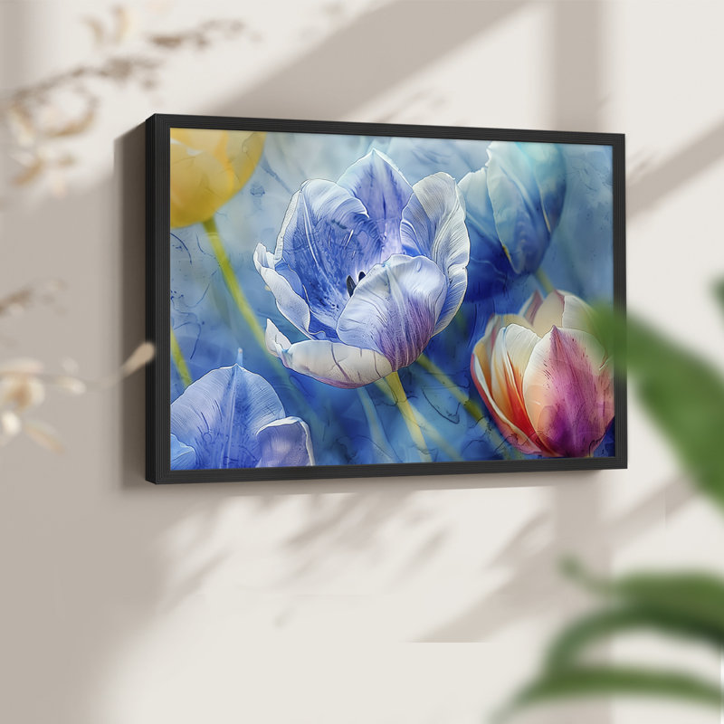 Floral Series-CXIV -Framed Print - Restickable